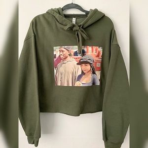 Women’s Cropped Tupac Hoodie